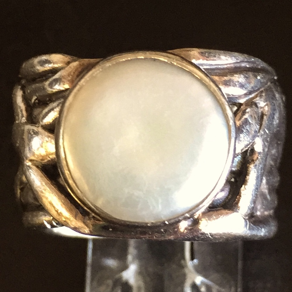 Silpada Pearl Coin Ring
